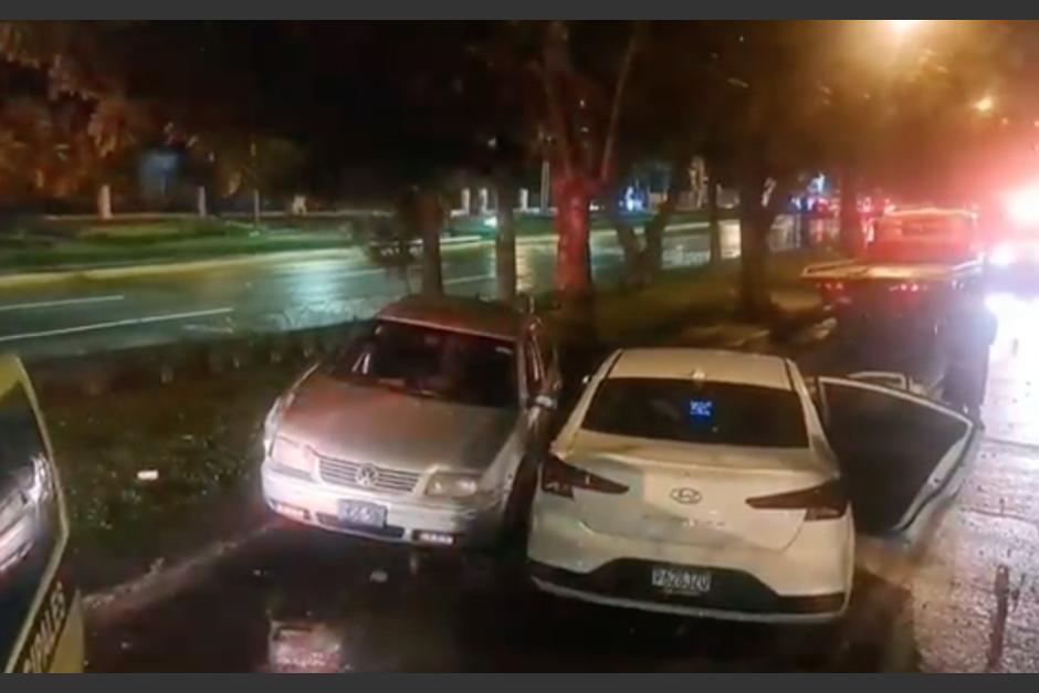 El accidente ocurrió en la avenida La Reforma. (Foto: captura de video)