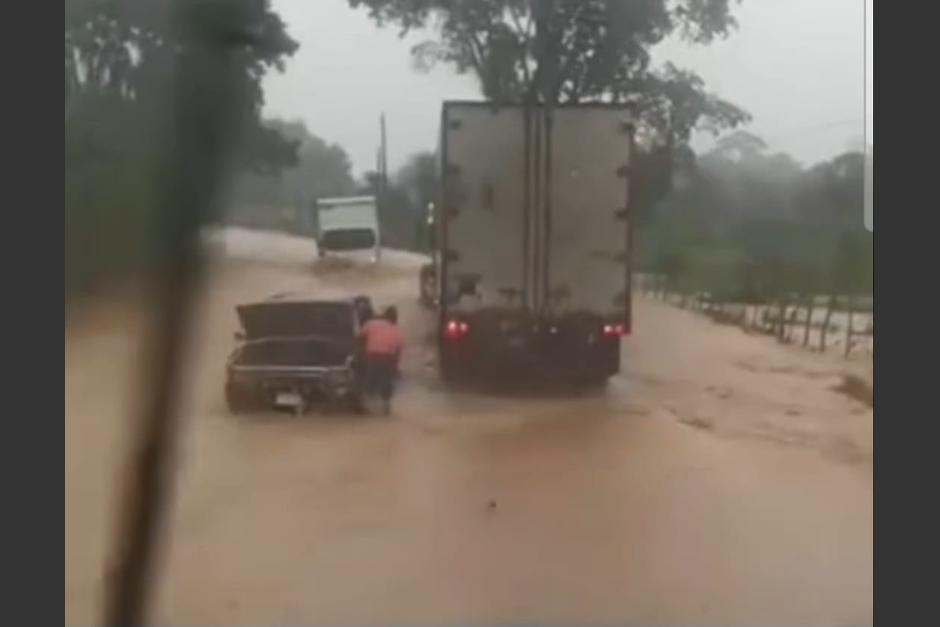 Las lluvias han afectado la circulación vehicular en el norte del país. (Foto: Captura de pantalla)