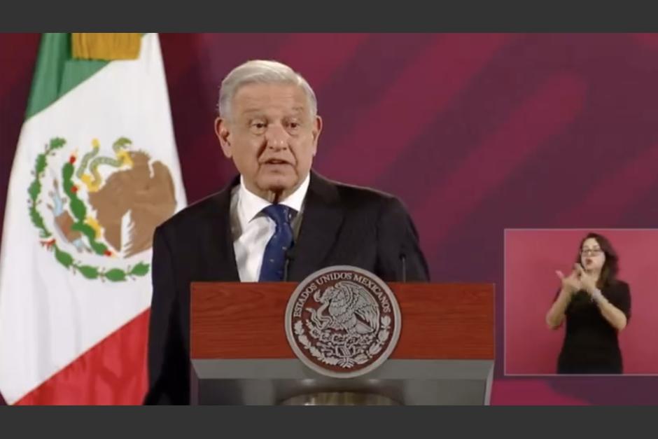El presidente de México aseguró que una minoría no acepta la reciente elección de Bernardo Arévalo como nuevo mandatario de Guatemala. (Foto: captura de video)