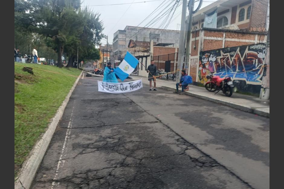 14 puntos han sido bloqueados por manifestantes en la Ciudad de Guatemala. (Foto: redes sociales)&nbsp;