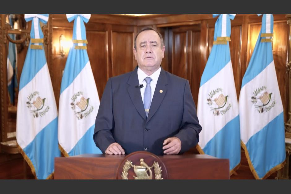 El presidente Giamattei asegura que no tolerará los bloqueos y hace llamado al presidente electo Bernardo Arévalo. (Foto: captura de video)