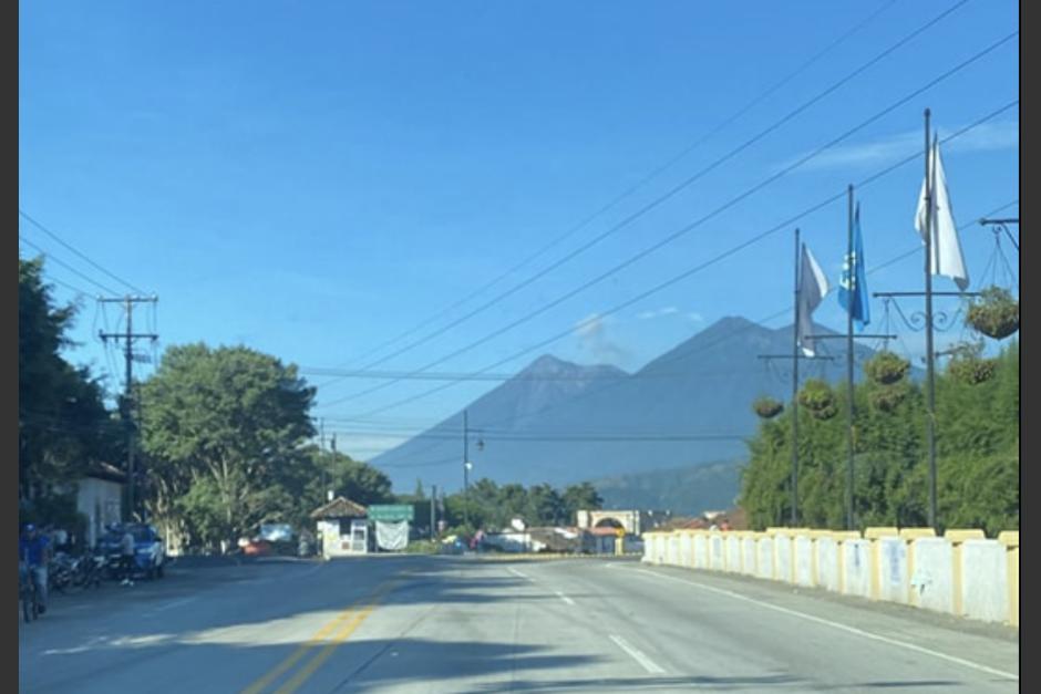 Así se encuentra el ingreso a Antigua Guatemala este viernes. (Foto: StarNews)