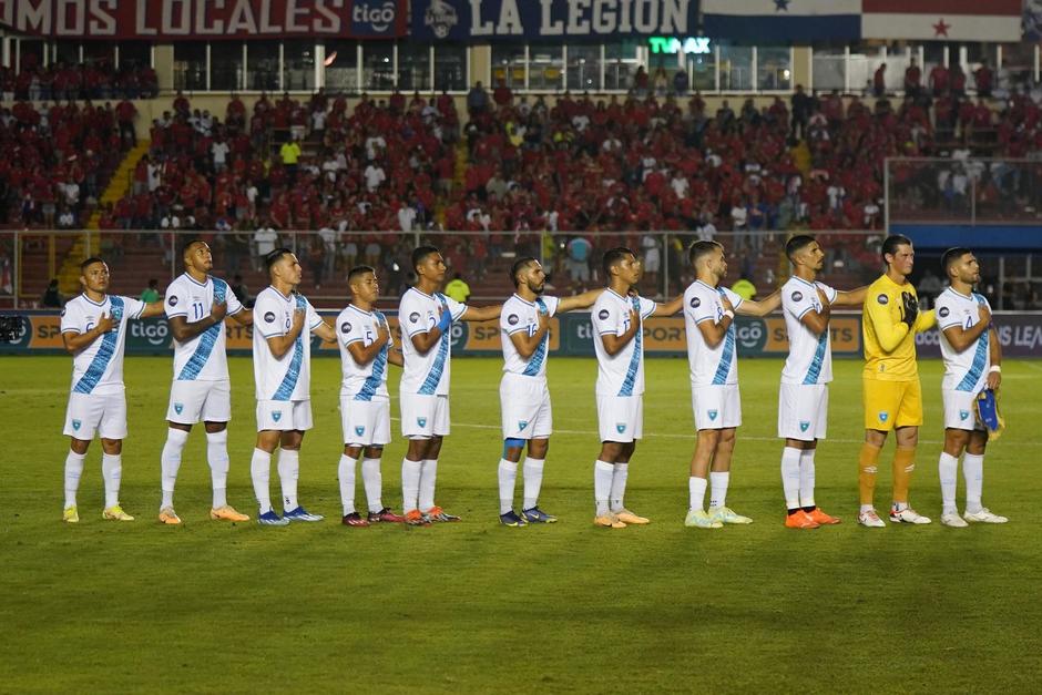 La selección de Guatemala en territorio panameño por la Liga de Naciones 2023. (Foto: Fedefut)