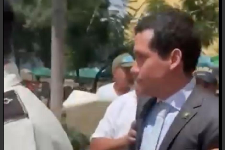 Miguel Martínez presentó una denuncia por el incidente del sábado 14 de octubre. (Foto: captura de video)