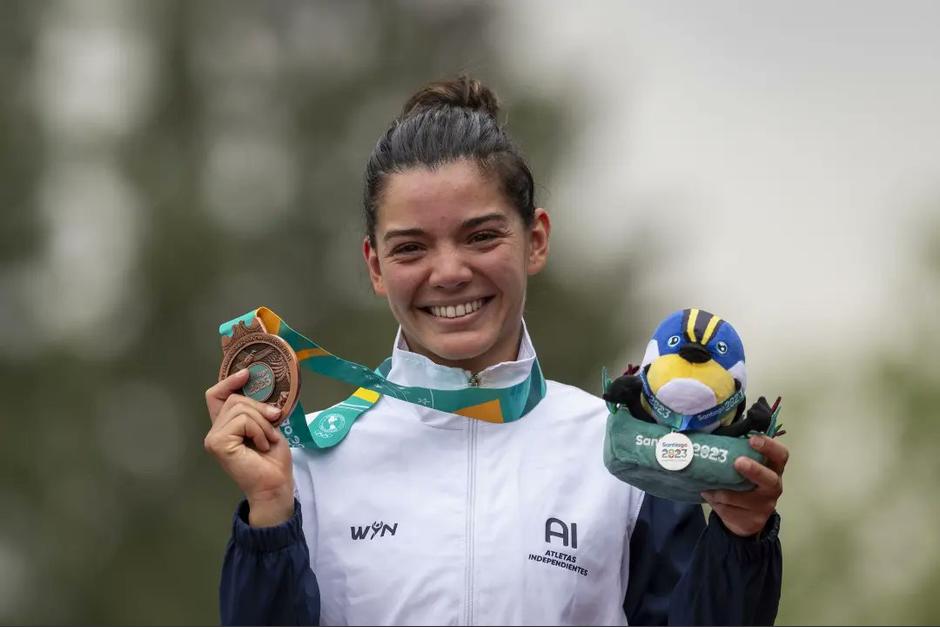Sophia Hernández consiguió medalla de bronce en el Pentatlón Moderno y aseguró su cupo en los Juegos Olímpicos de 2024. (Foto: PhotoSport)