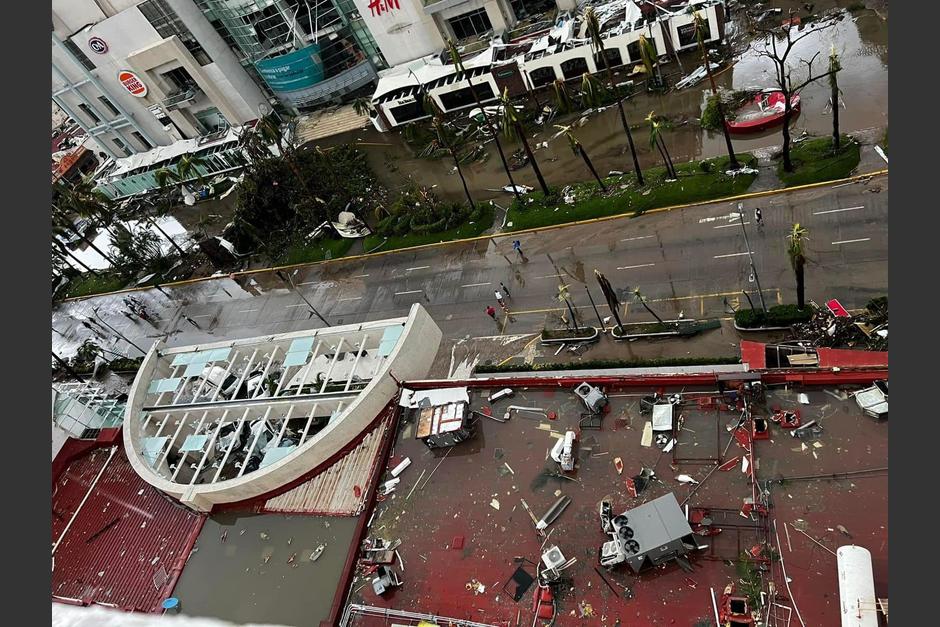 El paso del huracán Otis por Acapulco en México generó destrucción. (Foto: Joaquín López-Dóriga)