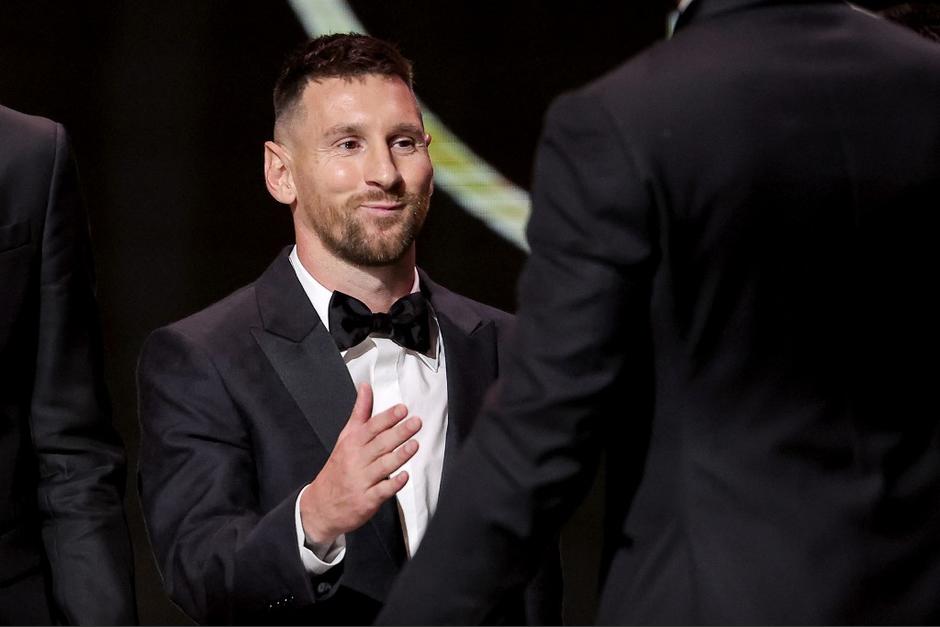 Leo Messi, el ganador del Balón de Oro 2023, en París, Francia. (Foto: El Gráfico)