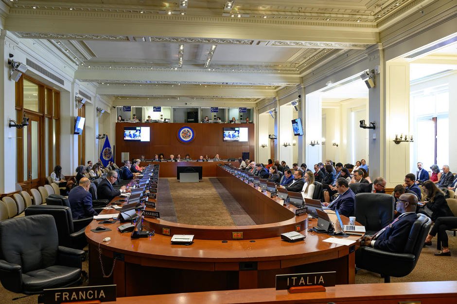 El viernes se llevó a cabo una reunión extraordinaria del Consejo Permanente de la Organización de Estados Americanos. (Foto: Minex)&nbsp;