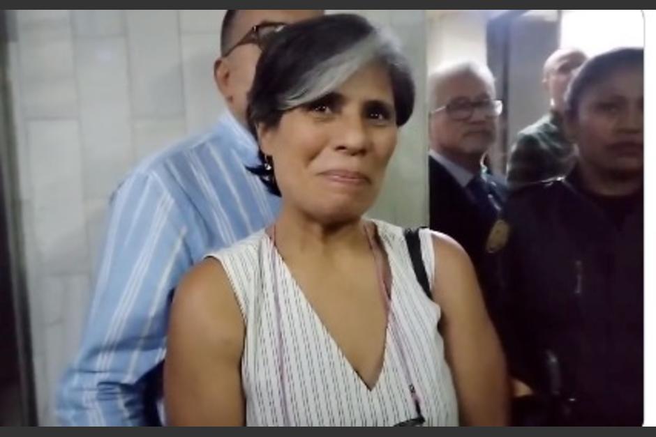 Claudia González está detenida desde el 28 de agosto pasado. (Foto: Soy502)