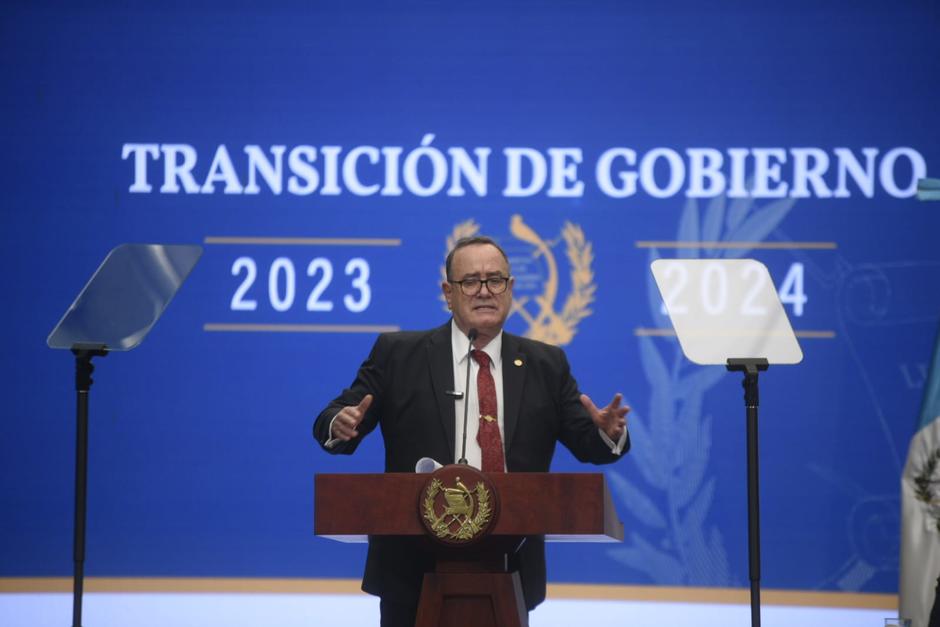 El presidente Alejandro Giammattei habló sobre las dudas que han rondado sobre la toma de posesión de las nuevas autoridades en enero de 2024. (Foto: Wilder López/Soy502)