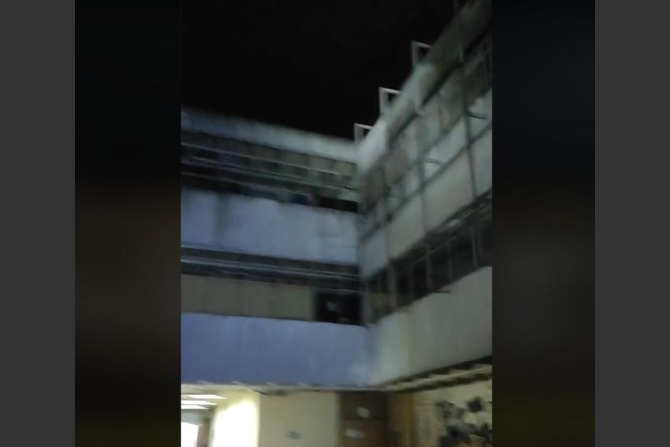 Expertos captan suceso paranormal en campus regional de la Usac. (Foto: captura de pantalla)