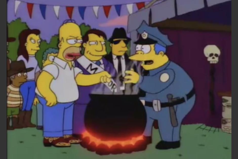 Un episodio de "Los Simpson" destaca una peculiaridad comestible de Quetzaltenango. (Foto: captura de video)