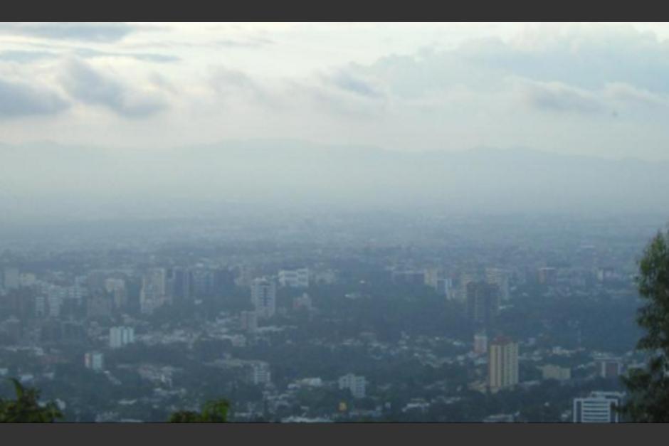 Este es el lugar con el aire más contaminado en el departamento de Guatemala, este viernes. (Foto ilustrativa: Archivo/Soy502)