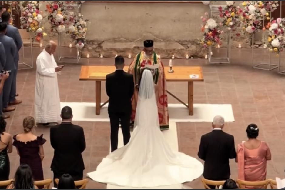 Una boda hindú celebrada en Antigua Guatemala causó sensación en redes sociales. (Foto: captura de video)
