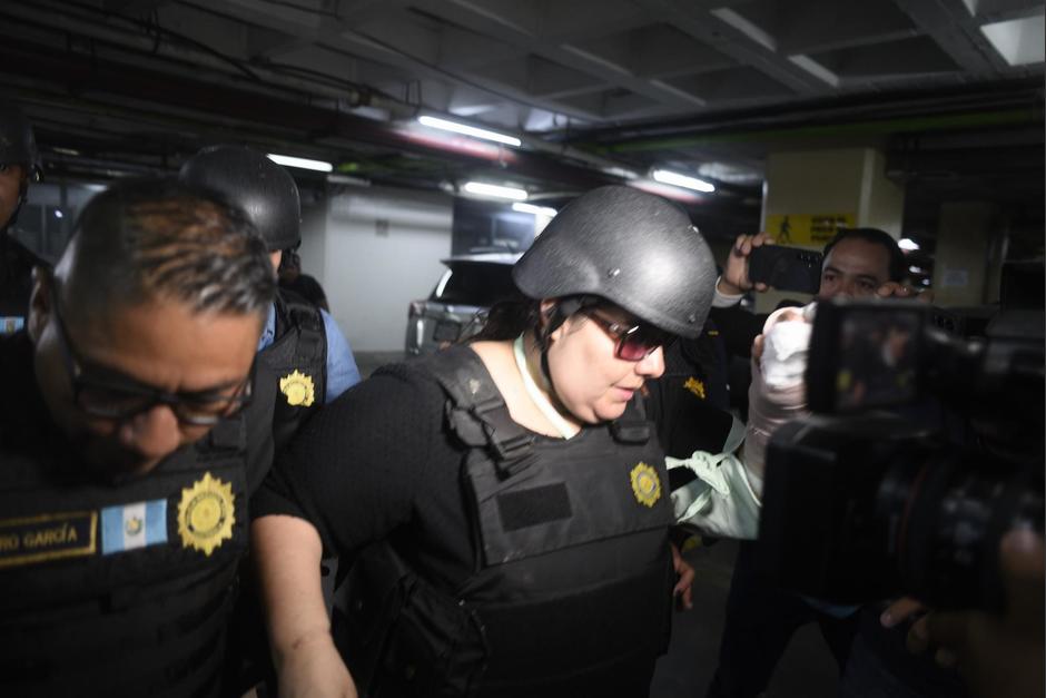 La fiscal Mirian Reguero fue capturada este 11 de abril. (Foto: Wilder López/Soy502)