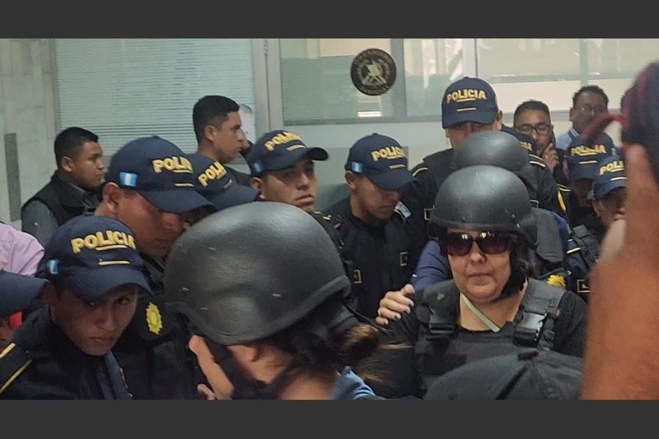 La fiscal Mirian Reguero quedó en prisión provisional. (Foto: Dulce Rivera /soy502)