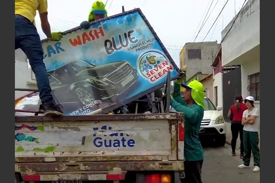 La Municipalidad de Guatemala&nbsp;lidera la iniciativa para remover obstáculos en las calles. (Foto: Regencia Norte)