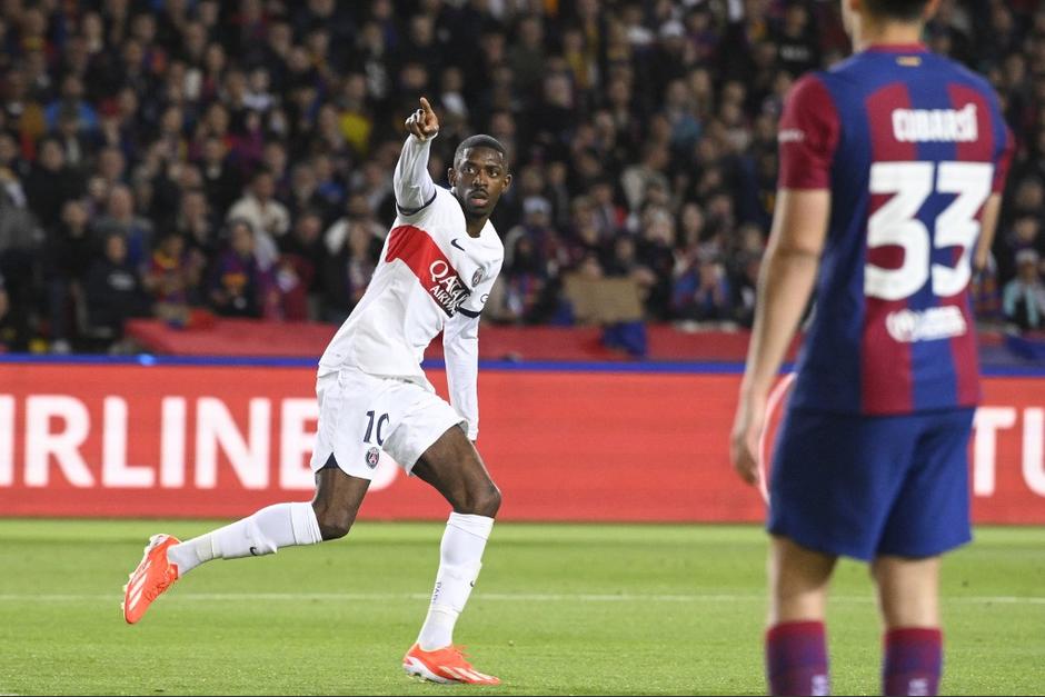 Ousmane Dembelé anotó el primer gol del París Saint-Germain frente a su exequipo. (Foto: AFP)