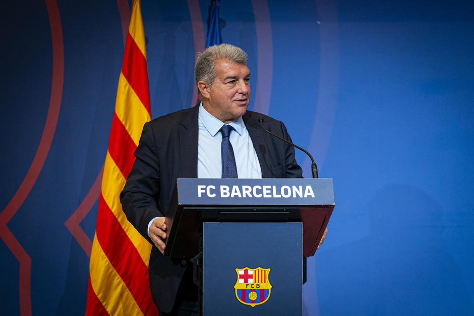 El presidente del FC Barcelona, Joan Laporta, habló sobre el partido contra el Real Madrid. (Foto: AN3)