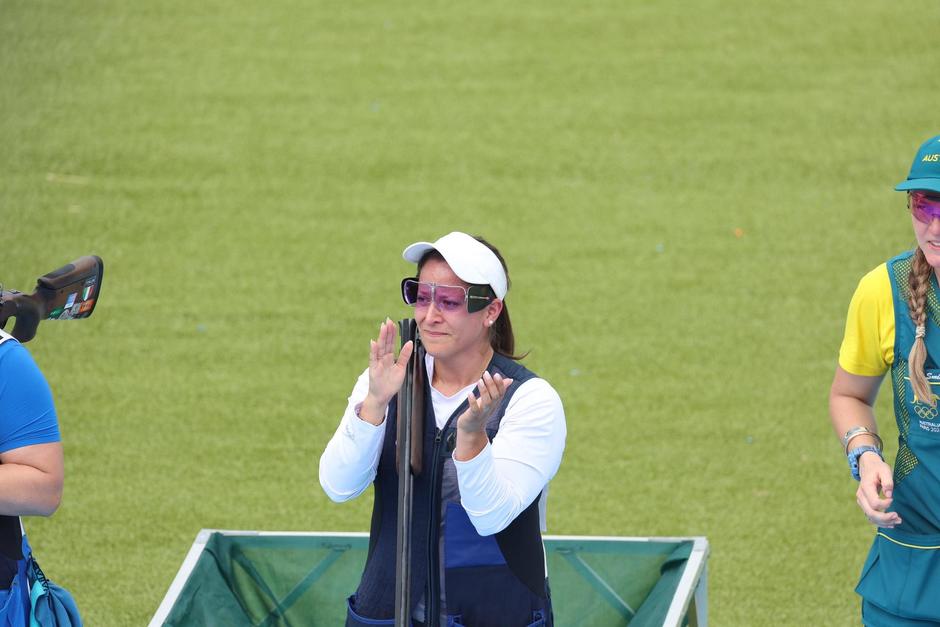 La española Fátima Gálvez se quejó del público donde Adriana Ruano ganó el oro. (Foto: COG)&nbsp;