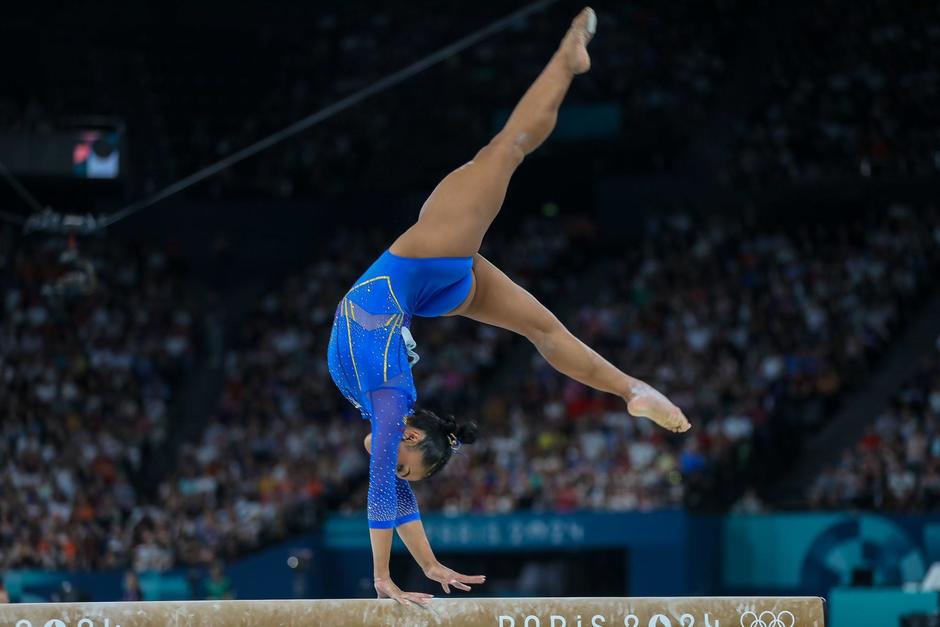 La gimnasta colombiana Luisa Blanco destacó por su participación con la cación "Atrévete". (Foto: Comité Olímpico de Colombia)