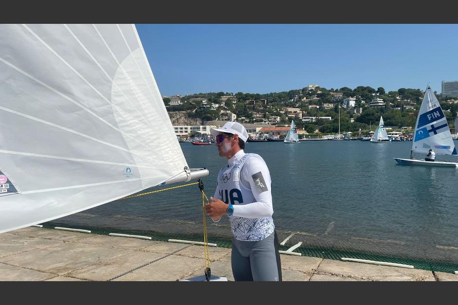 El guatemalteco&nbsp;Juan Ignacio Maegli compite en los Juegos Olímpicos de París 2024. (Foto: COG)