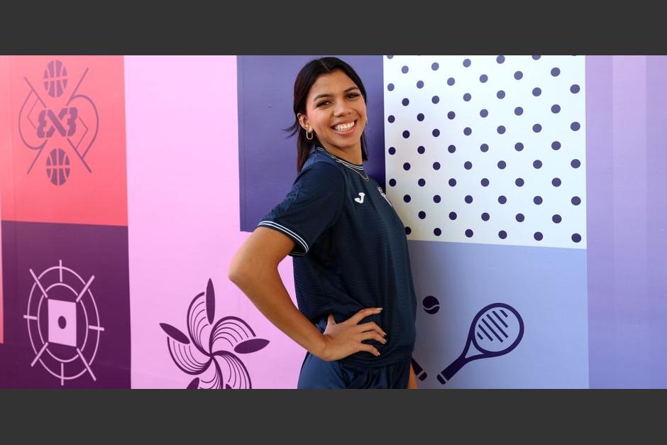 La corredora guatemalteca Mariandrée Chacón que brilló en los Juegos Olímpicos de París 2024. (Foto: AGN)&nbsp;