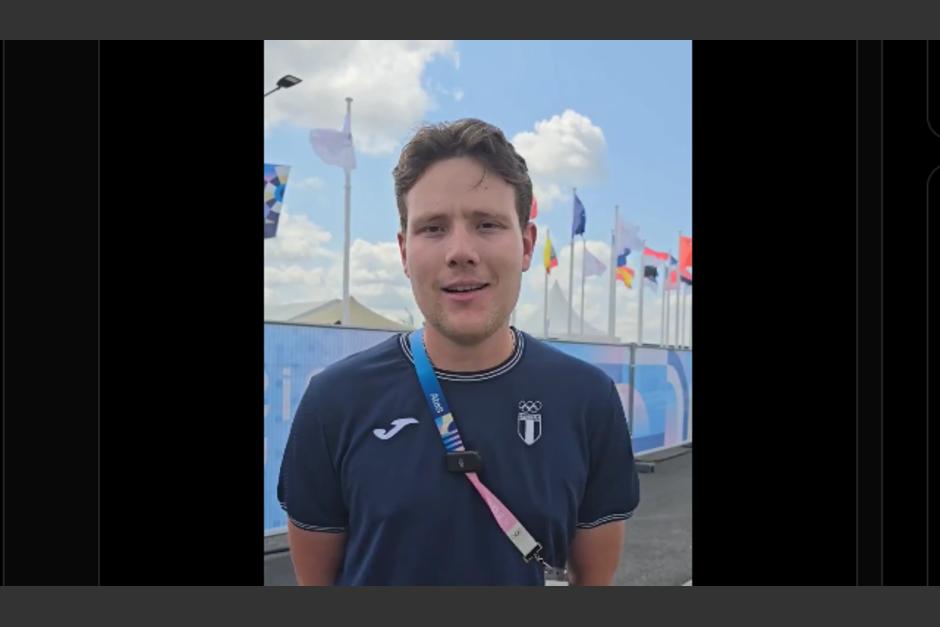El Comité Olímpico Guatemalteco transmitió un video con las impresiones del atleta Sebastián Bermúdez. (Foto: Redes sociales/Soy502)