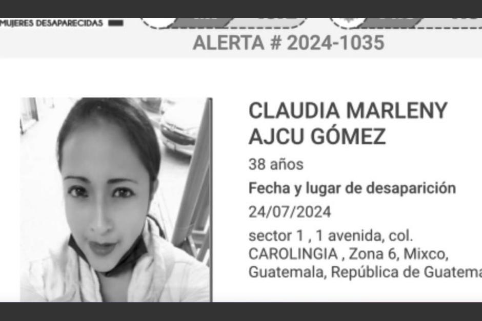 Claudia Marleny fue secuestrada en la zona 6 de Mixco y seis días después fue ubicada muerta. (Foto: Isabel-Claudina)&nbsp;