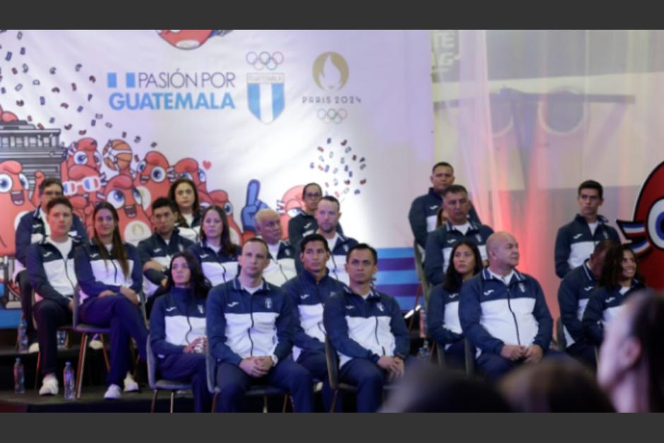 Atletas olímpicos guatemaltecos. (Foto: captura de pantalla)