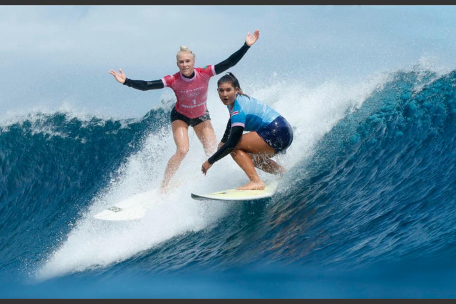 Brisa Hennessy, la esperanza de Costa Rica, en el surf olímpico. (Foto: captura de pantalla)