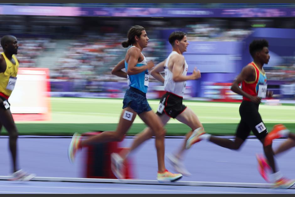 Luis Grijalva durante la carrera (Foto: COG)