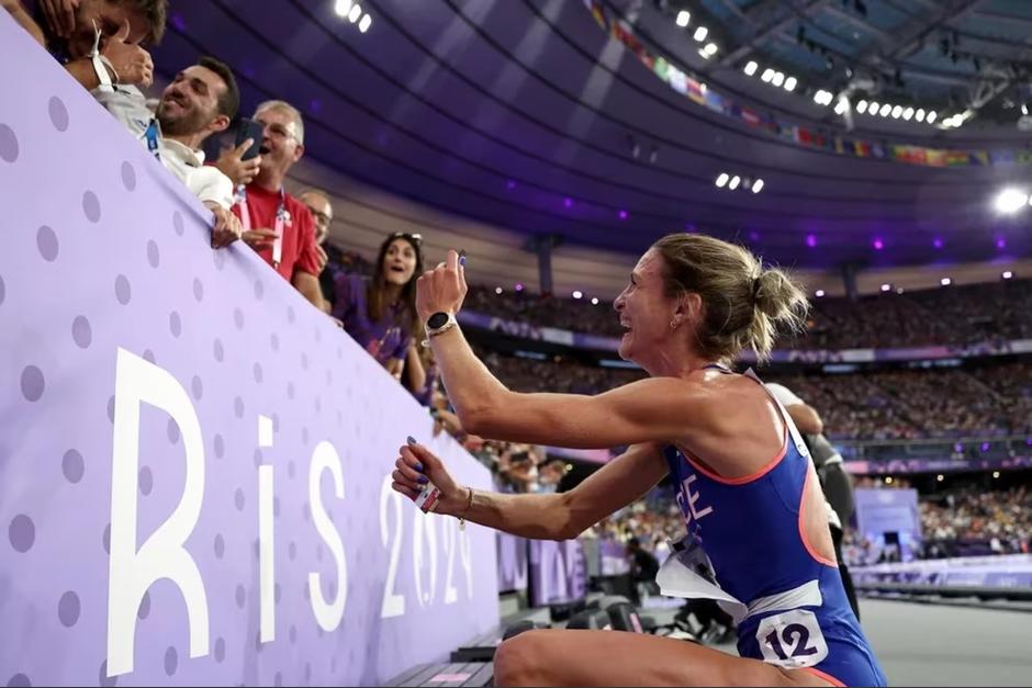 El amor por los Juegos Olímpicos en París 2024 ha sido mágico para diversos atletas y para Alice&nbsp;Finot, tras marcar&nbsp;el récord europeo.&nbsp;(Foto: Siete 24)