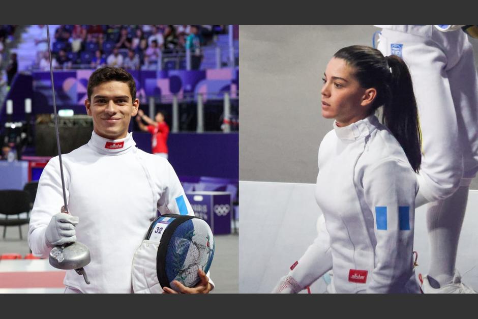 Andrés Fernández y Sophia Hernández compiten en el Pentatlón Moderno de París 2024. (Foto: COG)