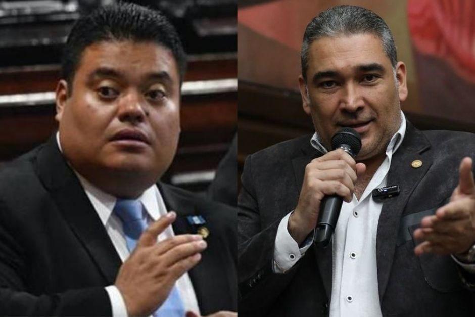 Los diputados Allan Rodríguez y Luis Aguirre tuvieron una disputa que terminó en golpes. (Foto: Soy502)