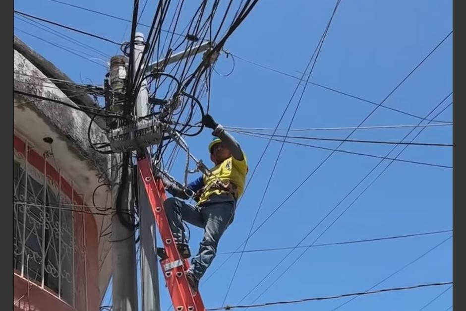 La Municipalidad de Santa Catarina Pinula implementó una nueva medida en las calles. (Foto: captura de video)