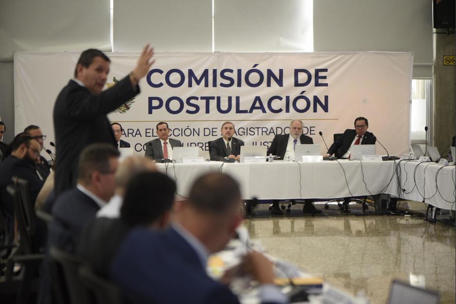 La Comisión de Postulación para elegir magistrados de la CSJ sigue sin avances. (Foto: Wilder López/Soy502)