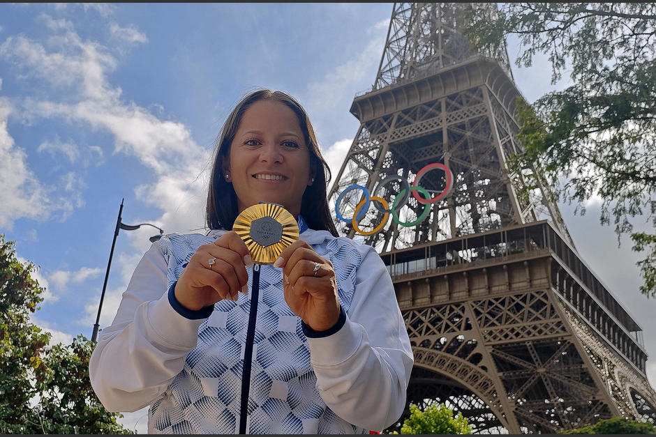 Adriana Ruano llevará la bandera de Guatemala en la ceremonia de cierre de París 2024. (Foto: Comité Olímpico Guatemalteco)