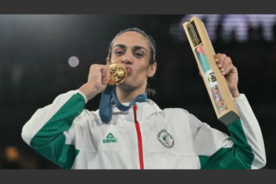 &nbsp;Imane Khelif ganó el oro en los Juegos Olímpicos. (Foto: captura de pantalla)