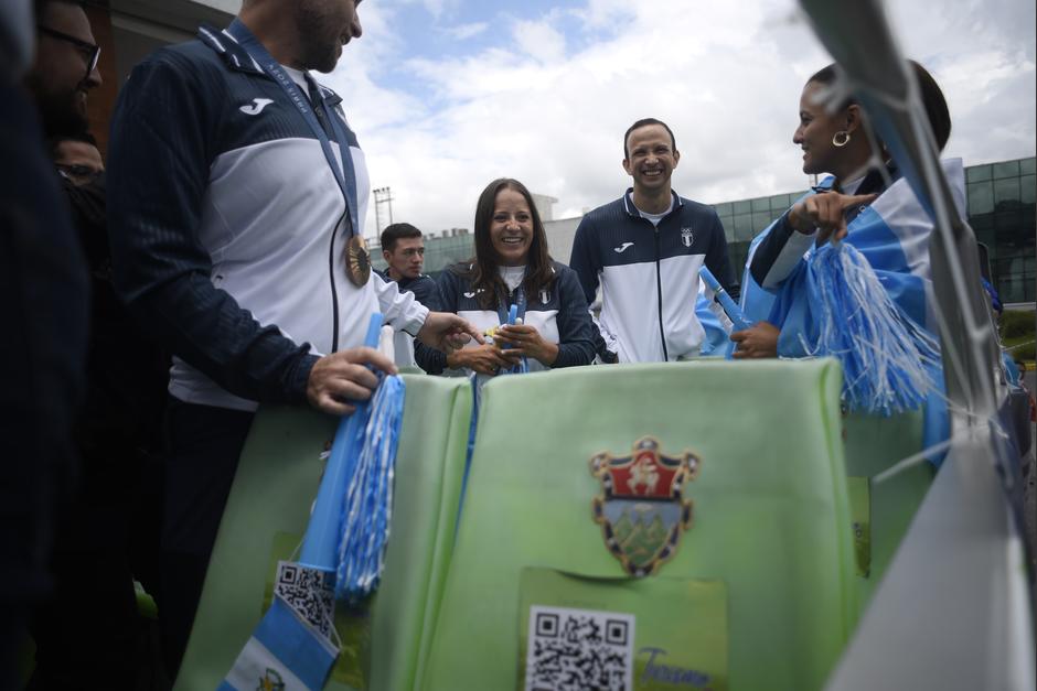 La medallista olímpica Adriana Ruano ya se encuentra en Guatemala. (Foto: Wilder López/Soy502)