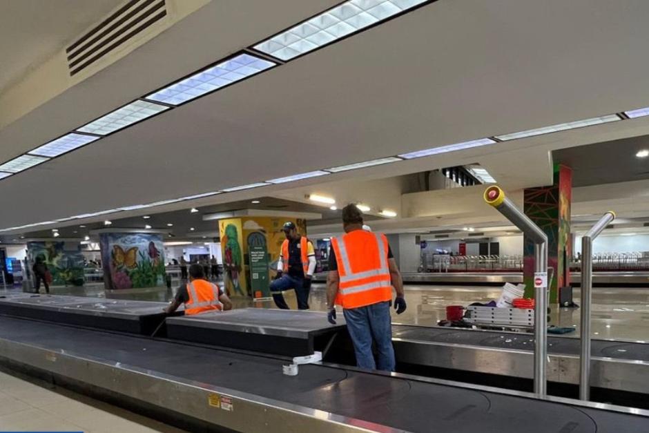 El Viceministerio de Transportes del CIV dio a conocer la situación en que se encuentran las instalaciones del Aeropuerto Internacional La Aurora. (Foto: DGAC/Soy502)