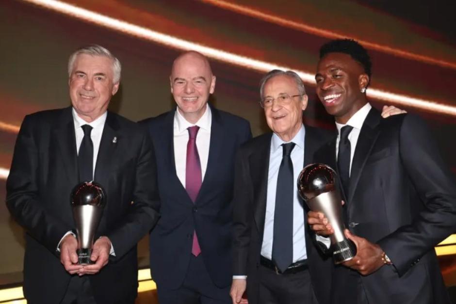 Guatemala no votó por Vinicius Jr. para el primer lugar en The Best de la FIFA. (Foto: FIFA)