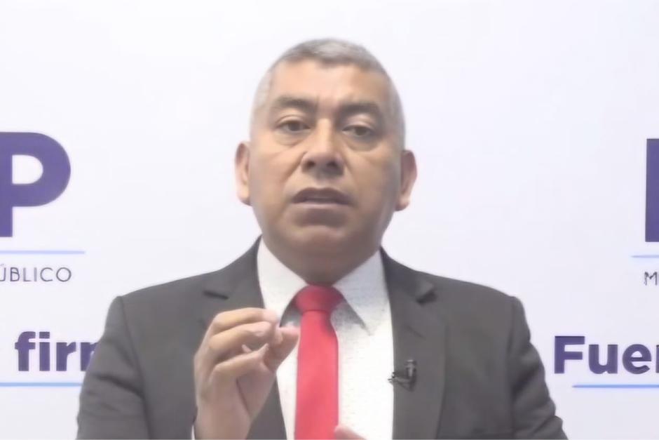 El fiscal Rafael Curruchiche acusa a las antiguas autoridades de la FECI y la CICIG de cometer ilegalidades en el caso Transurbano. (Foto: Captura de pantalla)