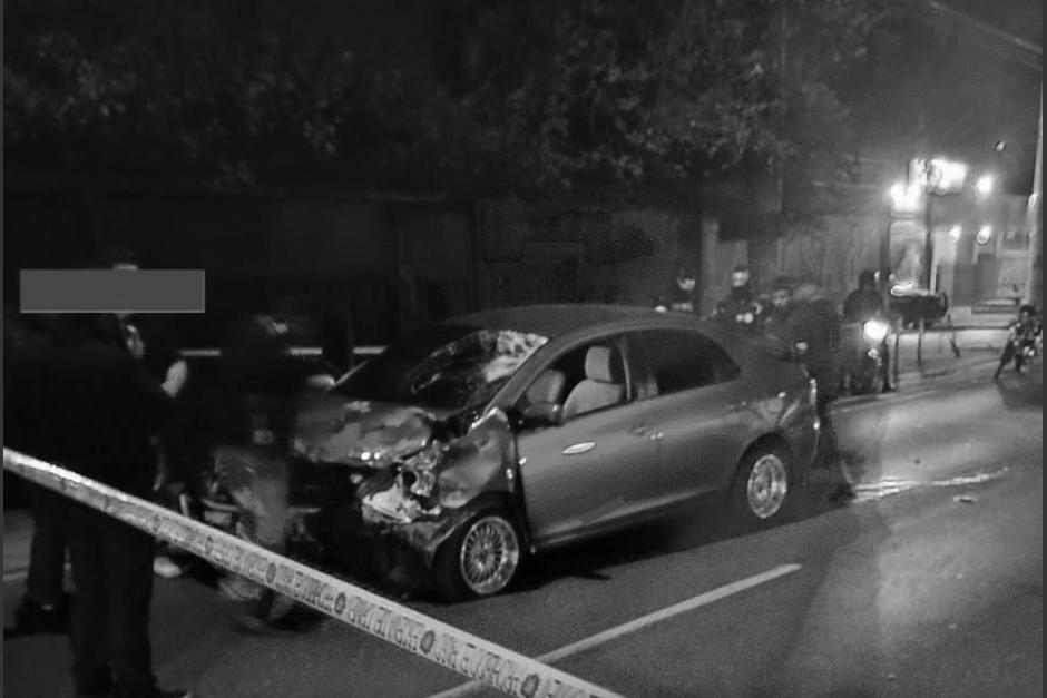 Una pareja muere en trágico accidente de tránsito en la Avenida Petapa a 10 minutos de finalizar el año 2023. (Foto: Amílcar Montejo)&nbsp;