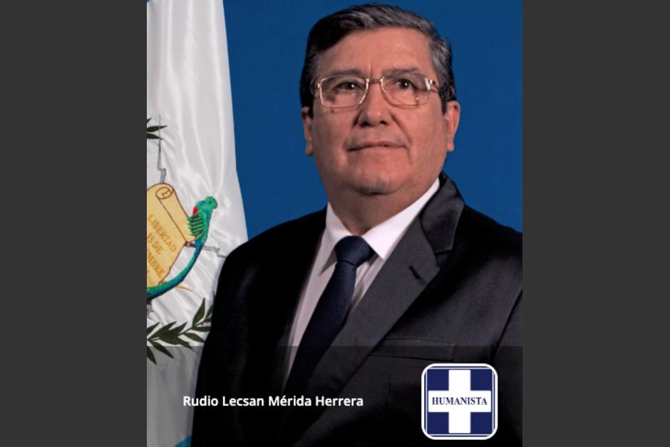 Lecsan Mérida es diputado y compitió en las pasadas elecciones como candidato a la Presidencia. (Foto: Congreso)