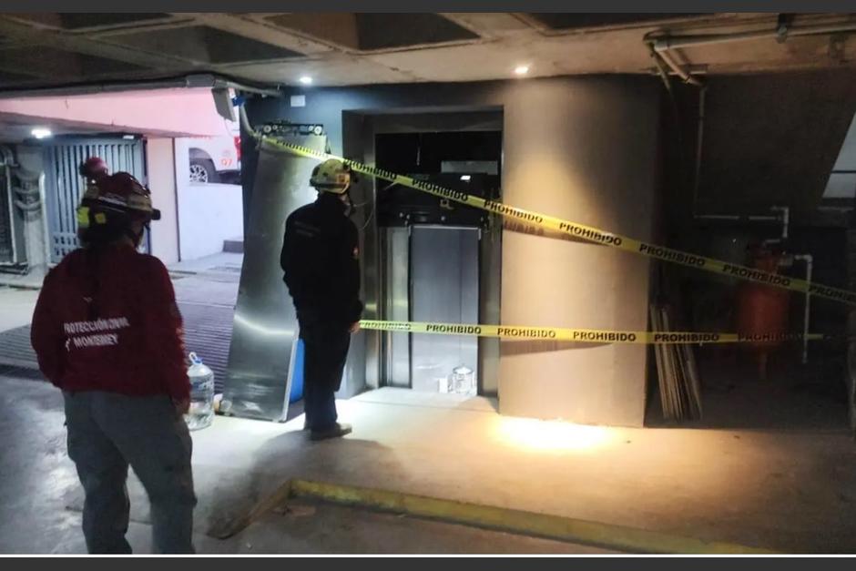 Un elevador se desploma en Monterrey dejando varios heridos. (Foto: X/@JJDiazMachuca)