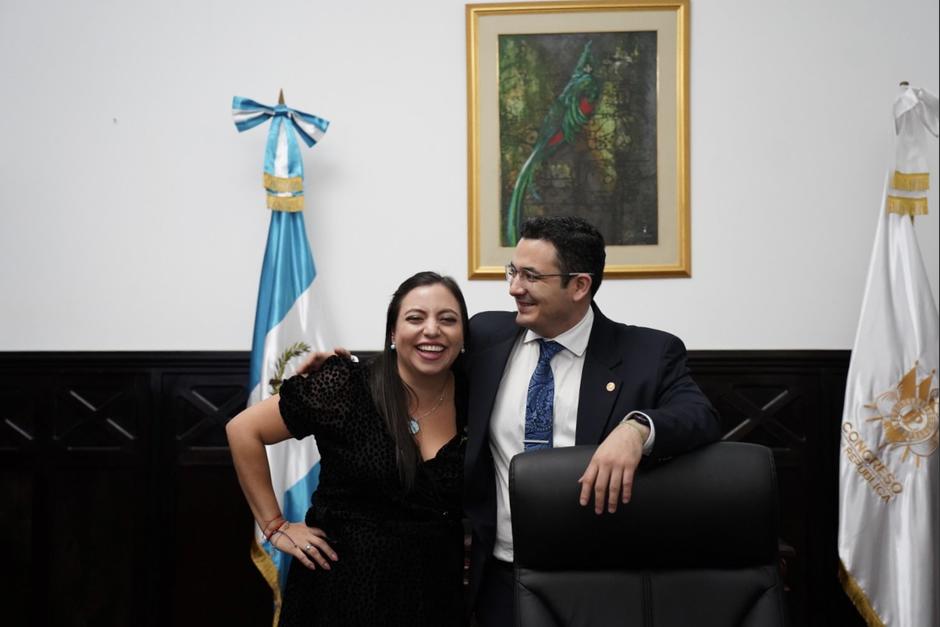 La diputada Andrea Villagrán ocupó por un período breve la primera secretaría del Congreso. (Foto: RRSS)