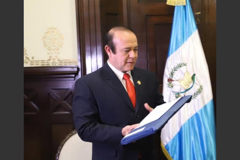 El procurador de los Derechos Humanos, Alejandro Córdova, se presentó por primera vez ante autoridades de la X Legislatura. (Foto: Congreso)