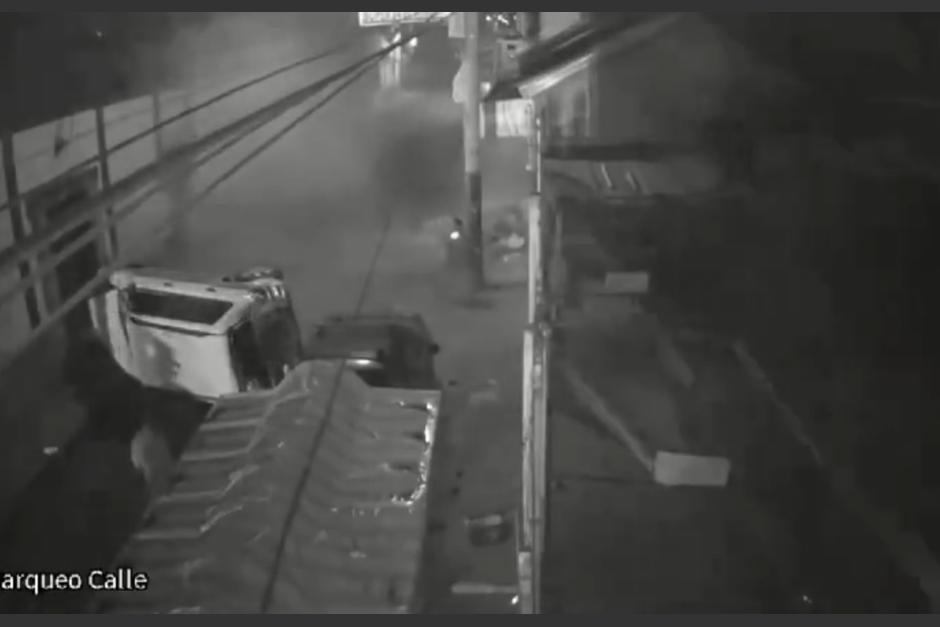 En video quedó captado el accidente de un conductor en Jalapa. (Foto: captura de pantalla/X)&nbsp;
