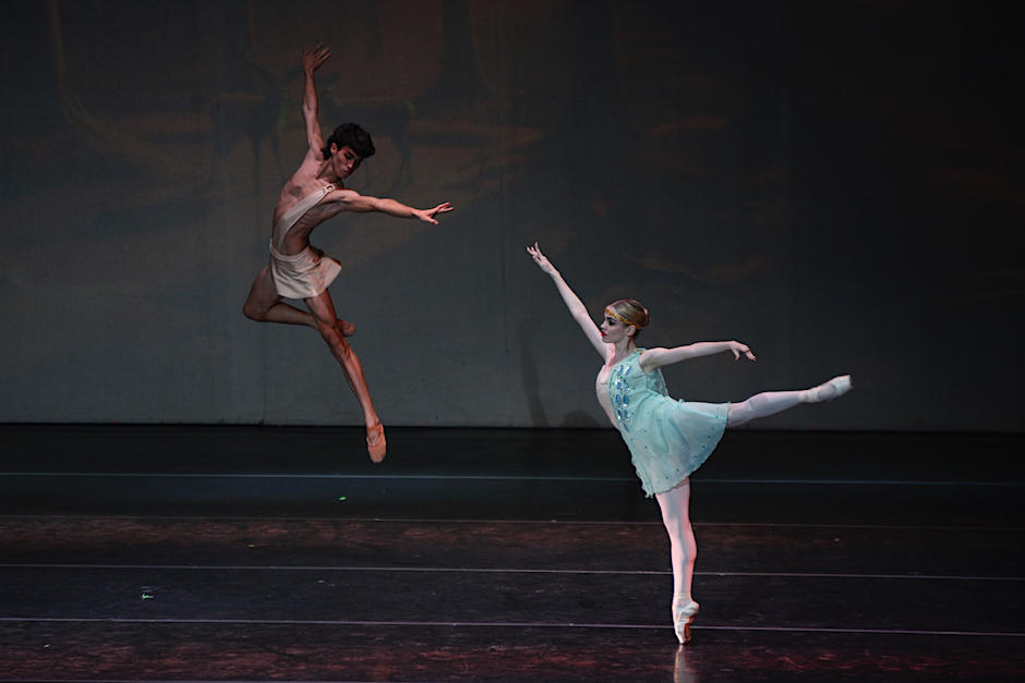 Diana y Acteon son algunas de las escenas del ballet cubano. (Foto: Wilder López/Soy502)